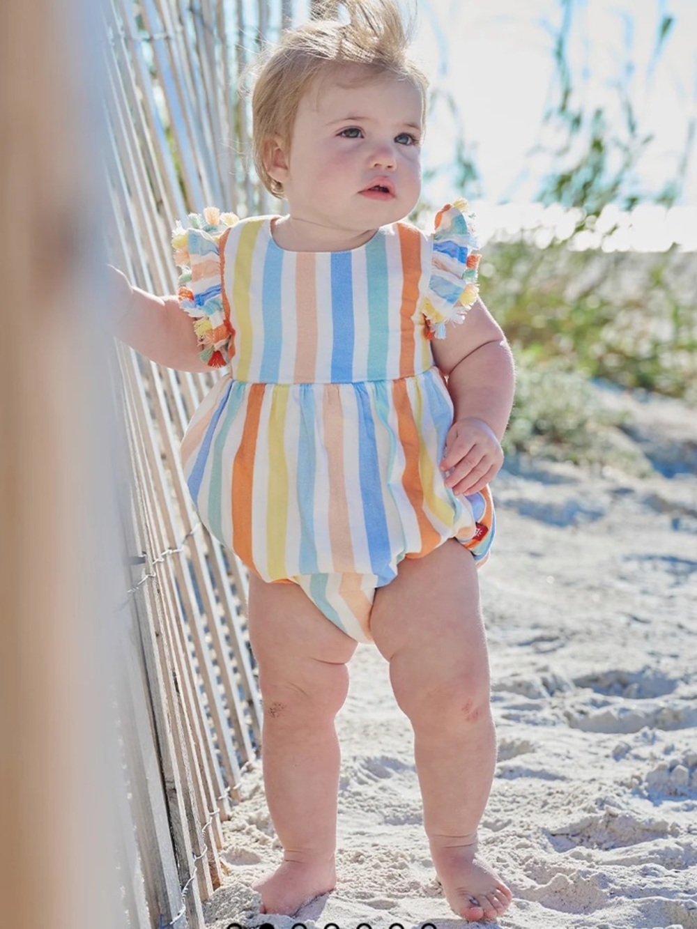 Striped Magnetic Me Multi-Color Baby Bubble
